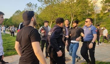 Полиция напала на молодых людей, танцующих под курдскую музыку в Стамбуле