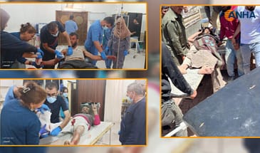В результате атаки Турции на Тель Тамир есть пострадавшие