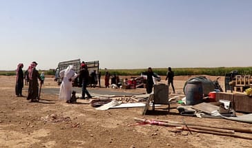 Гражданский совет Ракки перемещает беженцев в полноценные лагеря