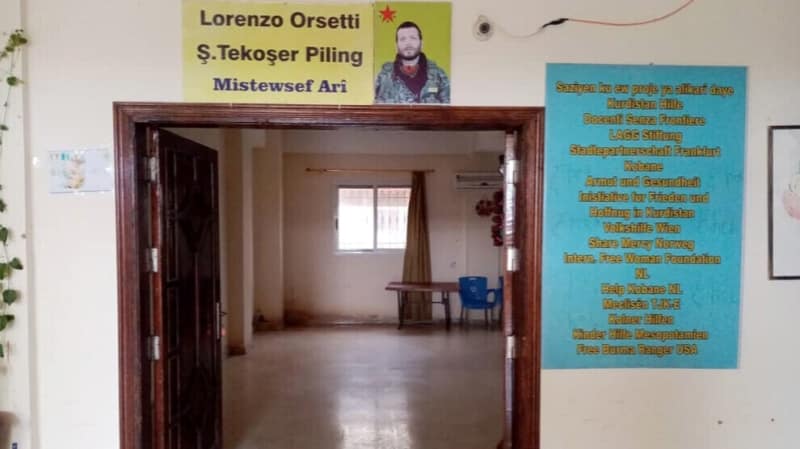 Детский дом «Кескесора Алан» в Кобани назван в честь интернационалиста Лоренцо Орсетти